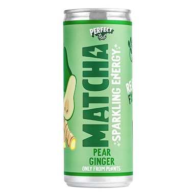 PerfectTed Matcha Pear Ginger Energy Drink 250ml