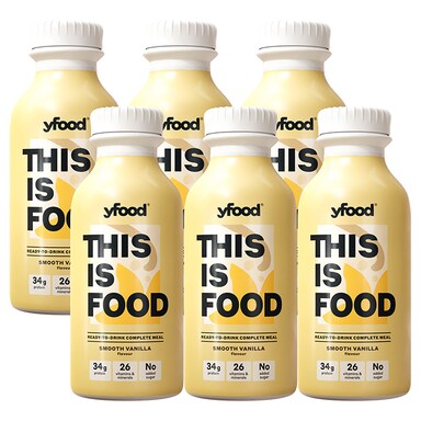 yfood Smooth Vanilla Drink 6 x 500ml
