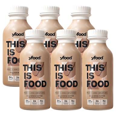 yfood Cold Brew Coffee Drink 6 x 500ml