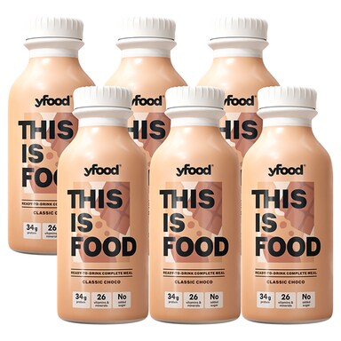 yfood Classic Choco Drink 6 x 500ml