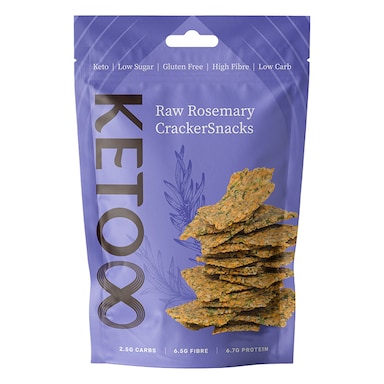 Keto8 Raw Rosemary CrackerSnacks 35g