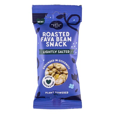 The Honest Bean Co Roasted Fava Bean Snack Lightly Salted 40g