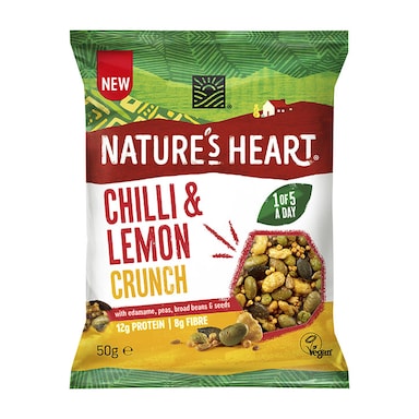 Natures Heart Crunch Chilli & Lemon 50g