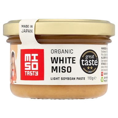 Miso Tasty Organic White Miso Light Soybean Paste 110g