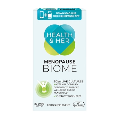 Health & Her Menopause Biome Food Supplement 60 Capsules