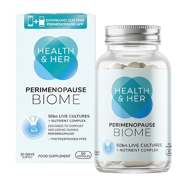 Health & Her Perimenopause Biome Food Supplement 60 Capsules