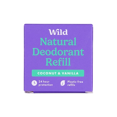 WILD Coconut & Vanilla Natural Deodorant Refill 40g