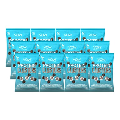 VOW Nutrition Protein Clusters Milk Chocolate 30g x12