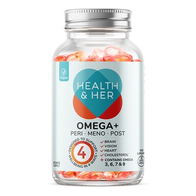 Health & Her Omega 90 Softgels