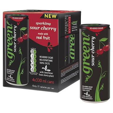 Green Sour Cherry 4 x 330ml
