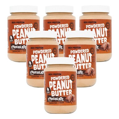 PPB Powdered Peanut Butter Chocolate 6 x 180g