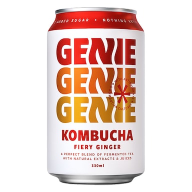 Genie Kombucha Fiery Ginger 330ml