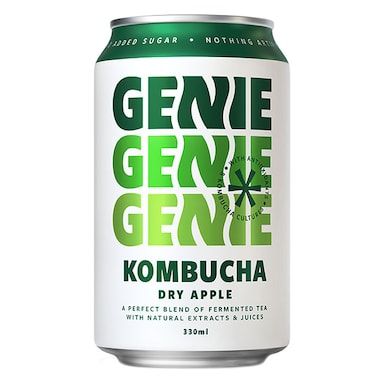 Genie Kombucha Dry Apple 330ml