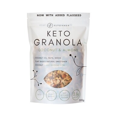 Keto Hana Coconut & Almond Granola 300g