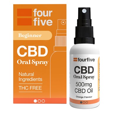 fourfive CBD Oil 500mg Orange Flavour 30ml