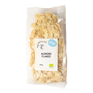 Greeny Organic Almond Flakes 250g
