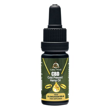 Celtic Wind CBD 5% Cold Pressed Hemp Oil 500MG 10ml