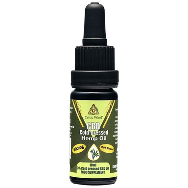 Celtic Wind CBD 3% Cold Pressed Hemp Oil 300mg 10ml