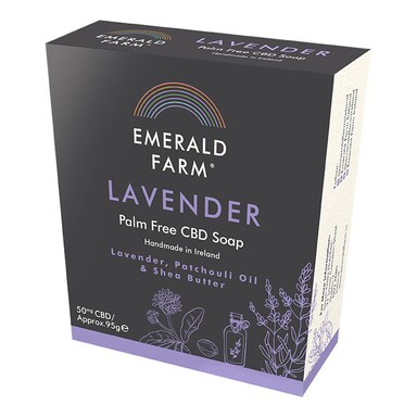 Emerald Farm Lavender CBD Soap 95g