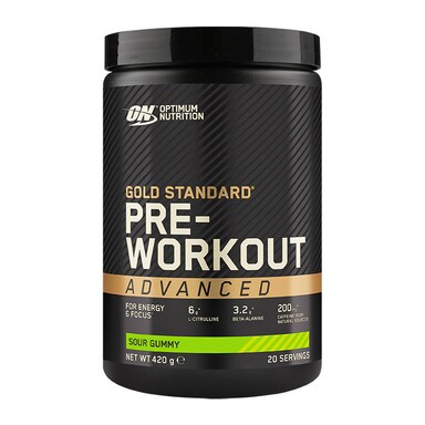 Optimum Nutrition Gold Standard Pre-Workout Advanced Sour Gummy Powder 420g