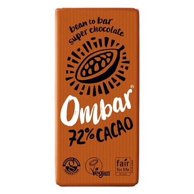 Ombar 72% Cacao Chocolate Bar 70g