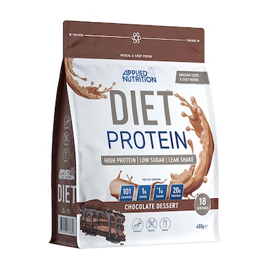 Applied Nutrition Diet Protein Powder Chocolate Dessert 450g