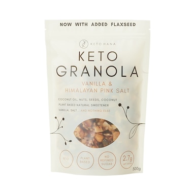 Keto Hana Vanilla & Himalayan Pink Salt Granola 300g