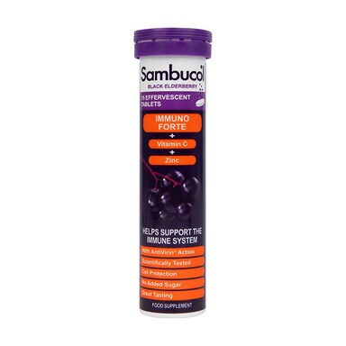 Sambucol Immuno Forte 15 Effervescent Tablets