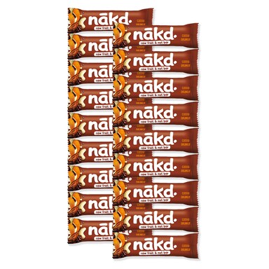 Nakd Cocoa Orange Fruit & Nut Bar 18 x 35g