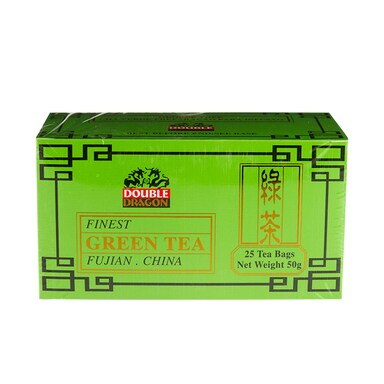 Double Dragon Green Tea 25 Tea Bags
