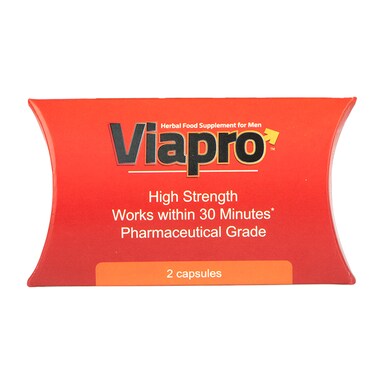 DTP Viapro Natural Male Enhancement Supplement 2 Capsules