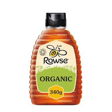 Rowse Squeezable Organic Clear Honey 340g