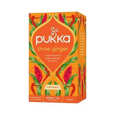 Pukka Organic Three Ginger Tea 20 Tea Bags