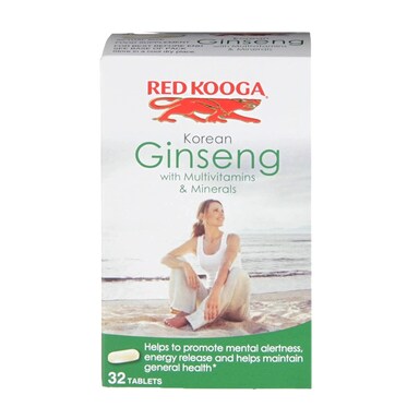 Red Kooga Korean Ginseng with Multivitamins & Minerals 32 Tablets