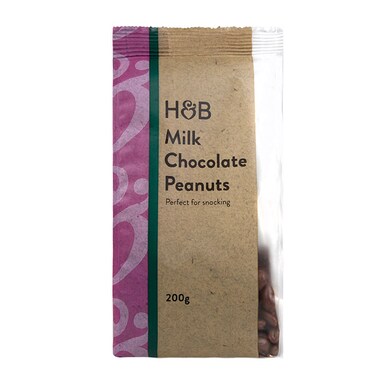 Holland & Barrett Milk Chocolate Peanuts 200g