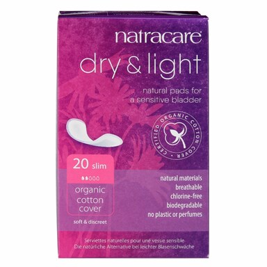 Natracare Natural Organic Dry & Light Incontinence Pads
