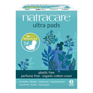 Natracare Natural Organic Ultra Pads with Wings 14 Normal
