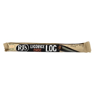 RJs Licorice Choc Log