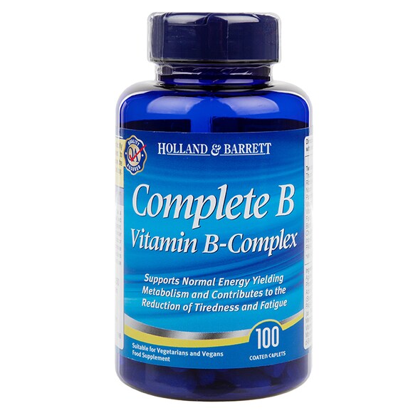 Complete B Vitamin B Complex 100 Caplets | Holland & Barrett