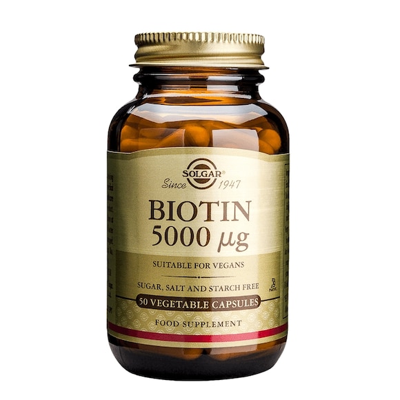 Solgar Biotin 5000µg 50 Vegi Capsules | Holland & Barrett