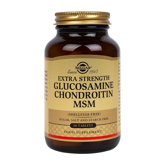 Solgar Extra Strength Glucosamine Chondroitin MSM 60 Tablets Holland