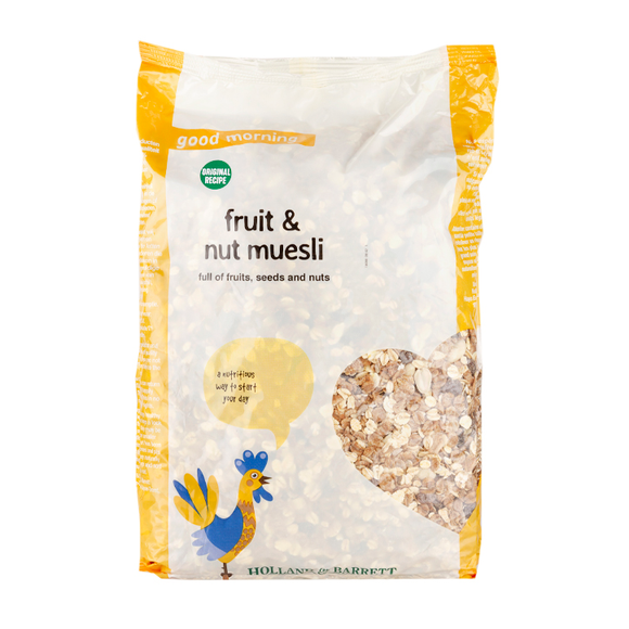 Holland & Barrett Original Recipe Muesli Fruit & Nut Original 2kg Holland & Barrett