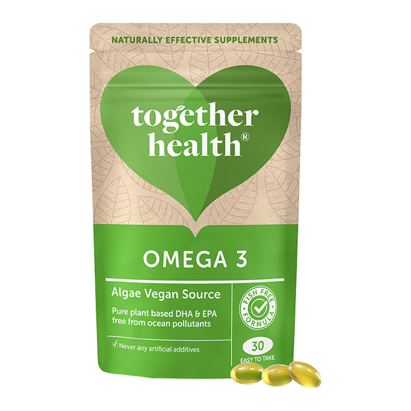Together Natural Algae DHA Omega 3 30 Softgels Supplement Holland