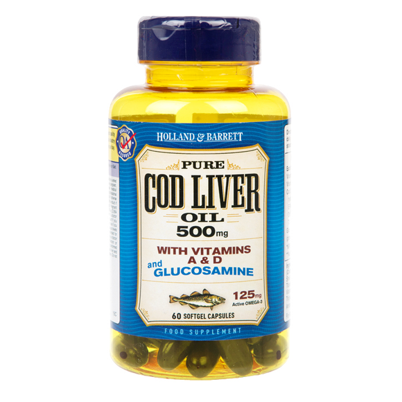 Cod Liver Oil & Glucosamine Fish Oil Holland & Barrett