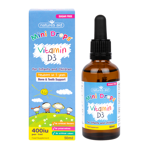 Natures Aid Vitamin D3 Drops for Children Holland & Barrett