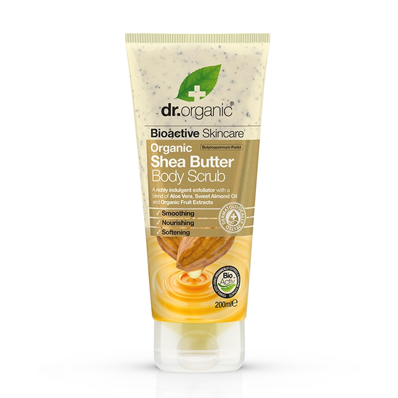 Dr Organic Shea Butter Body Scrub Holland & Barrett