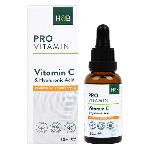 Holland & Barrett Vitamin C + Hyaluronic Acid Serum 30ml Holland