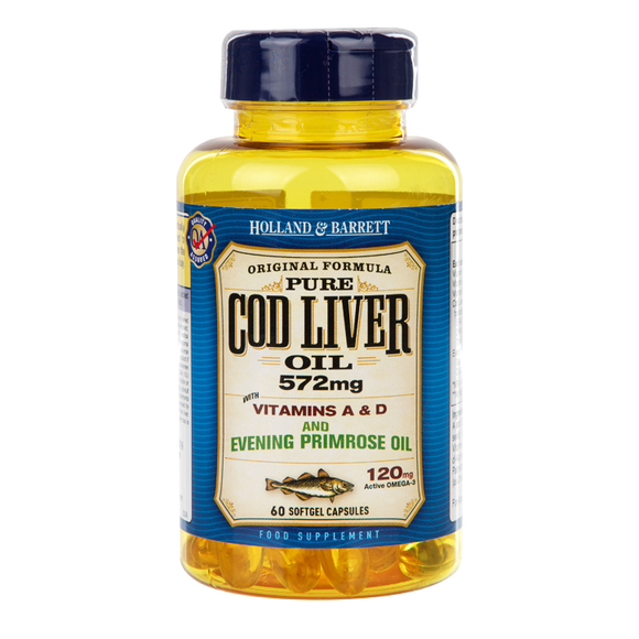 Holland & Barrett Cod Liver Oil with Evening Primrose