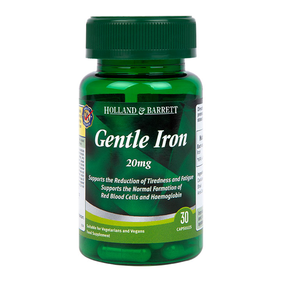 Gentle Iron 20mg Capsules Vegan Holland & Barrett