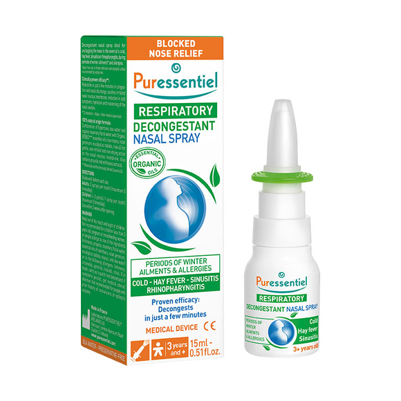 Puressentiel Respiratory Decongestant Nasal Spray 15ml Holland & Barrett